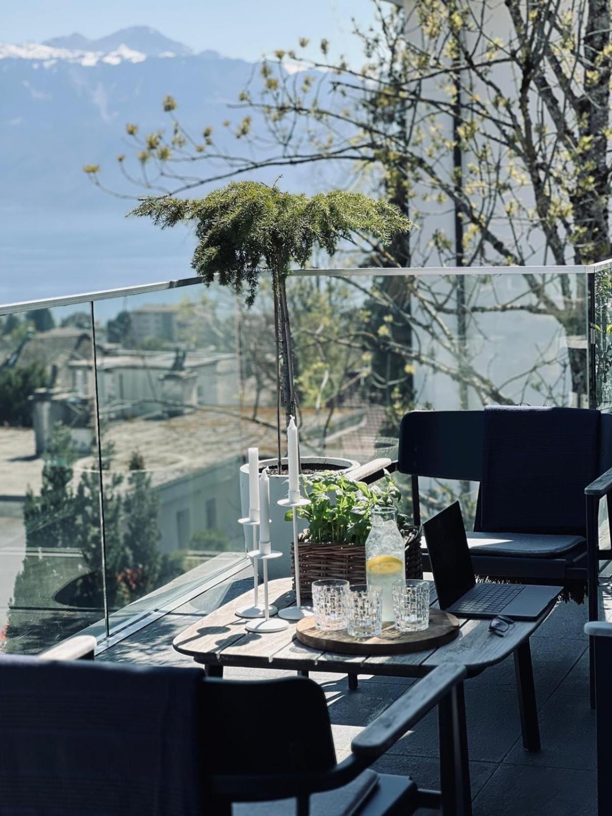 New Luxury Lake View Apartment - Lausanne Lausana Exterior foto